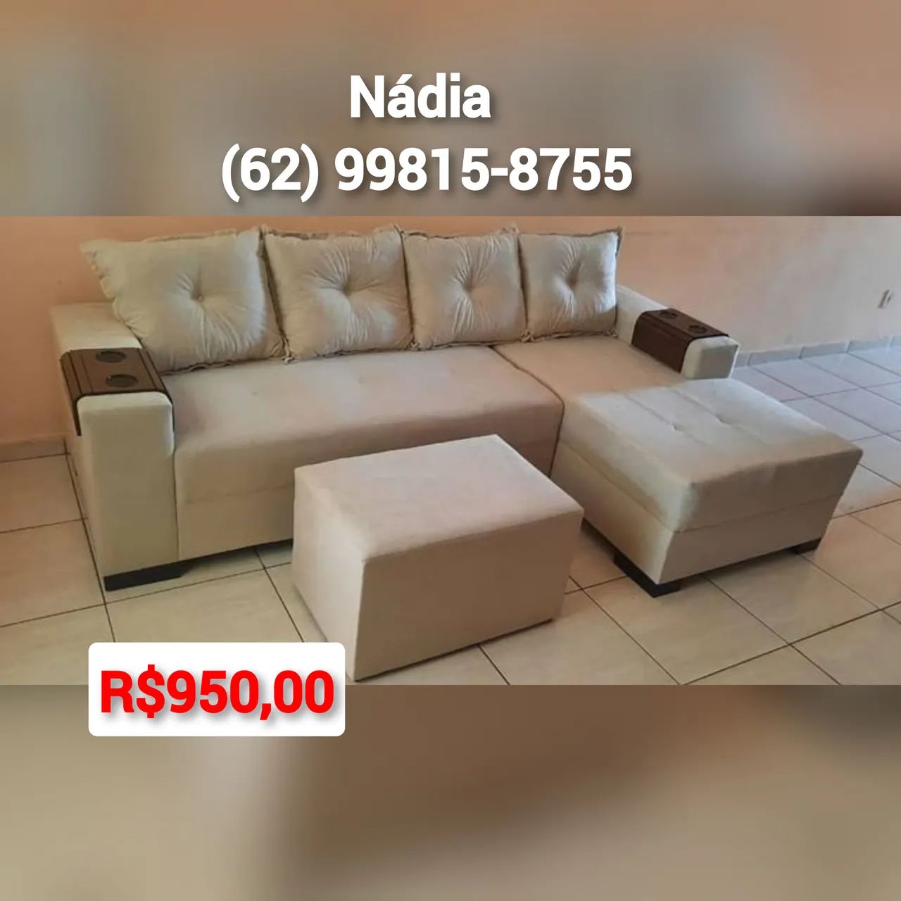 SOFÁ 4 LUGARES 