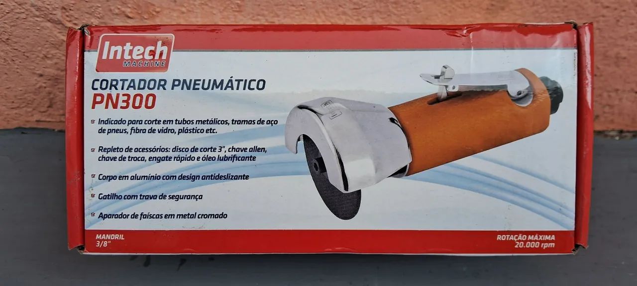 Lixadeira Cortador Pneumático Intech PN300 - Foto 4