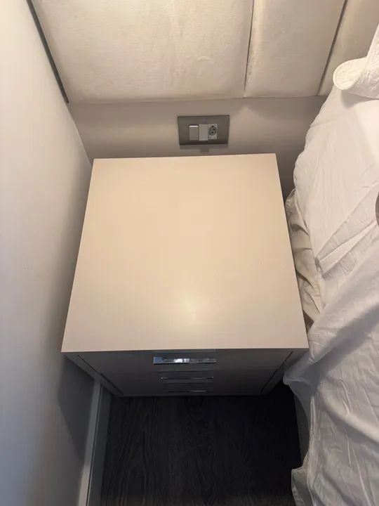 Mesa de Cabeceira ou gaveteiro para escritório cor  Areia - Foto 5