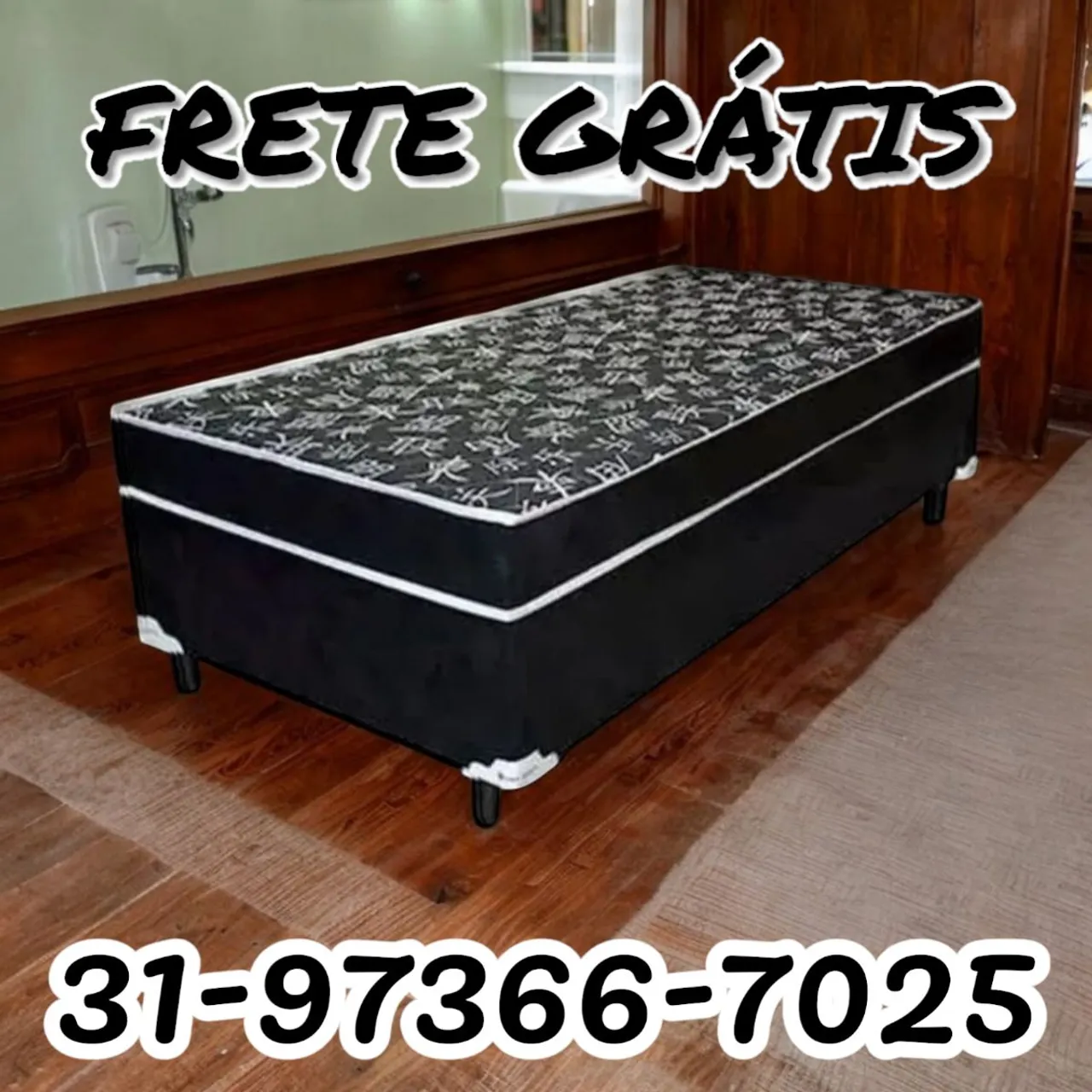 CAMA SOLTEIRO BOX / D33 / NOVAS / MODELO 2409271130