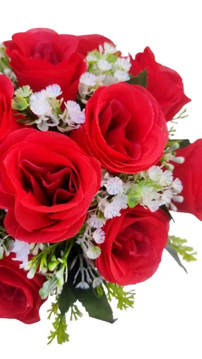 Buquê Vermelho para Noiva Casamento Ensaio Pré-Wedding Igreja Cartório Festa - Buquê de No - Foto 2