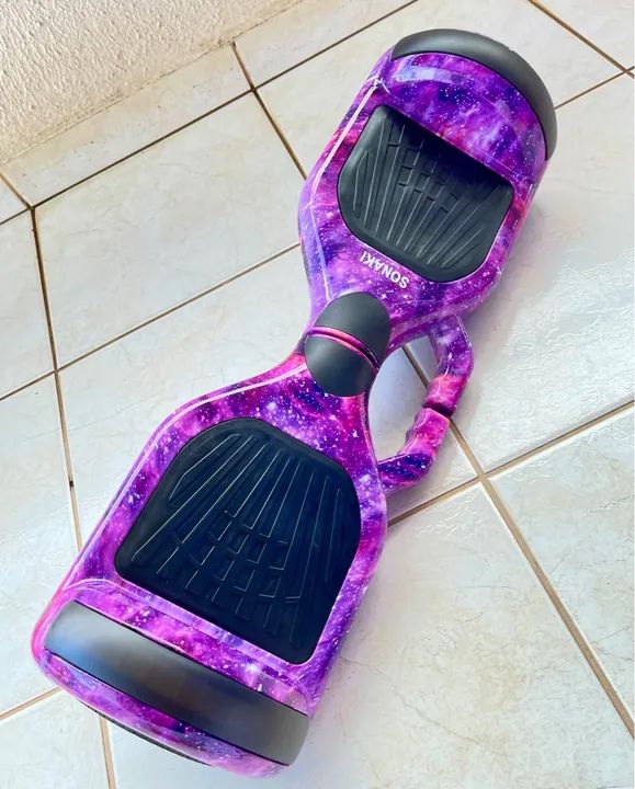 Hoverboard Elétrico Roxo Estrelar  - Foto 3