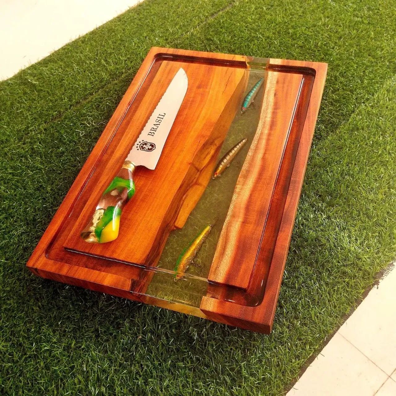 Tábua de churrasco pescador