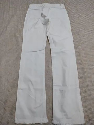 Calça jeans feminina branca - Foto 4