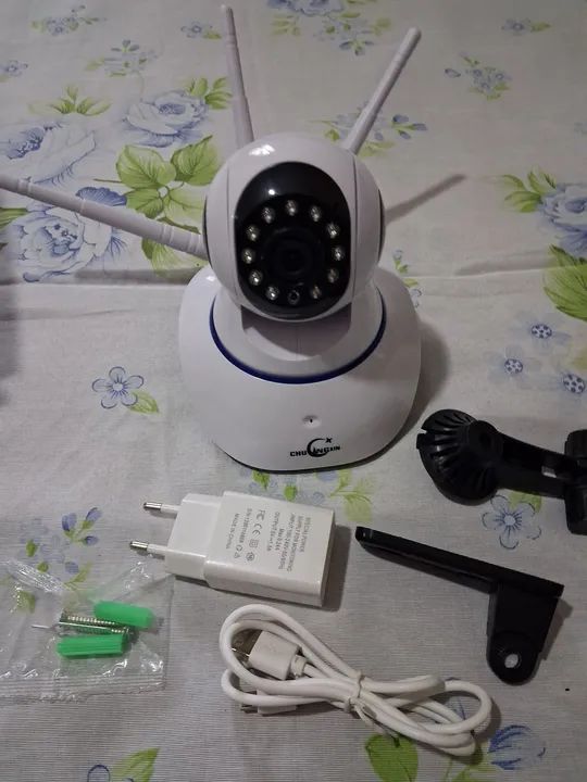 Camera Wi-Fi  de 3 antenas. Nova. - Foto 5