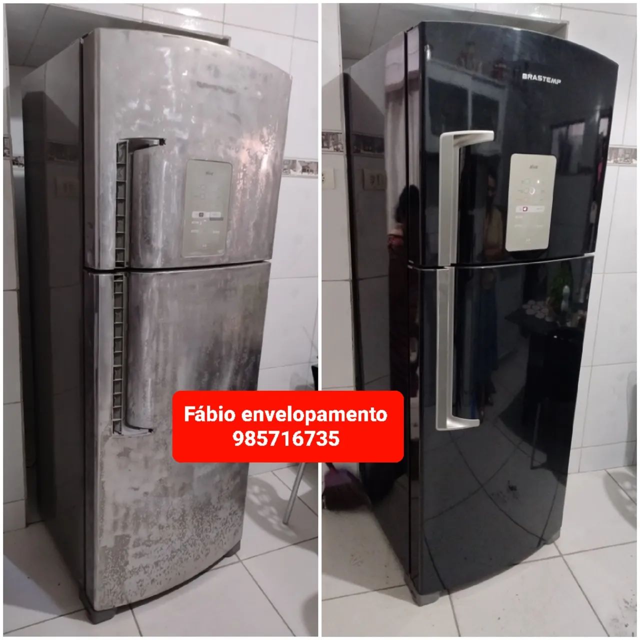 Envelopamento de geladeira, freezer, expositor e frigobar  - Foto 4