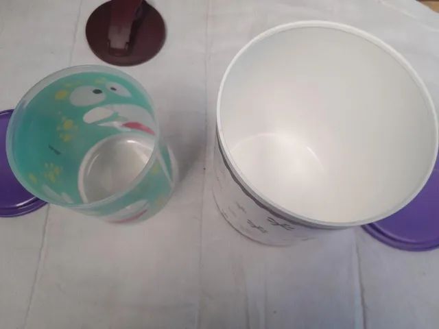3 potes tupperware sem uso - Foto 3
