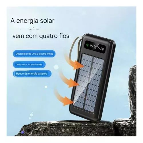 Novo PowerBank com Carregamento Solar - Foto 4