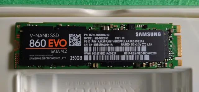 Ssd m.2 ngff sata Samsung 860 Evo 250GB - Foto 2