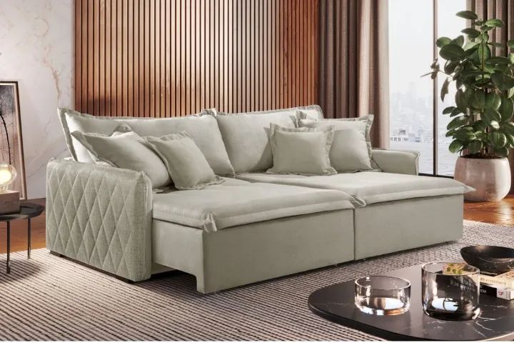 Sofá Cama Retrátil Blog 2,20m      Pague na Entrega! - Foto 3