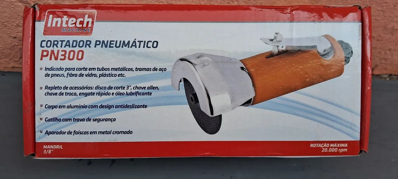 Lixadeira Cortador Pneumático Intech PN300 - Foto 5