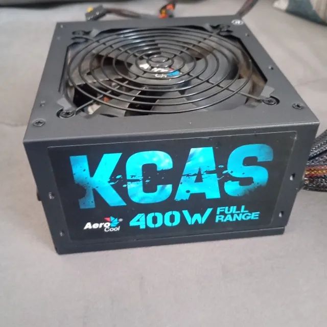 Fonte de Computador PC 400w Kcas AeroCool 80+ Semi-Nova