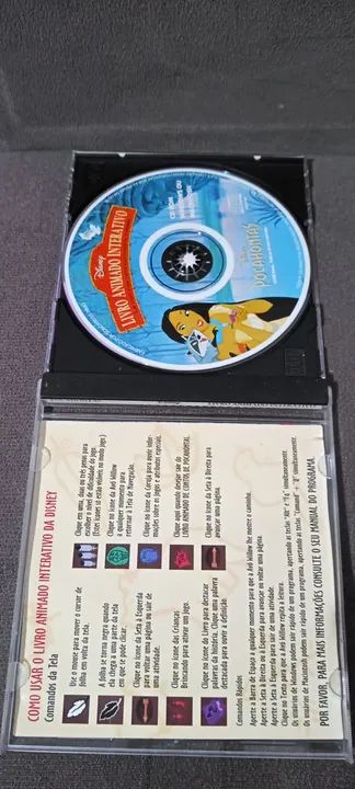CD-ROM Livro Animado interativo pocahontas Disney - Foto 3