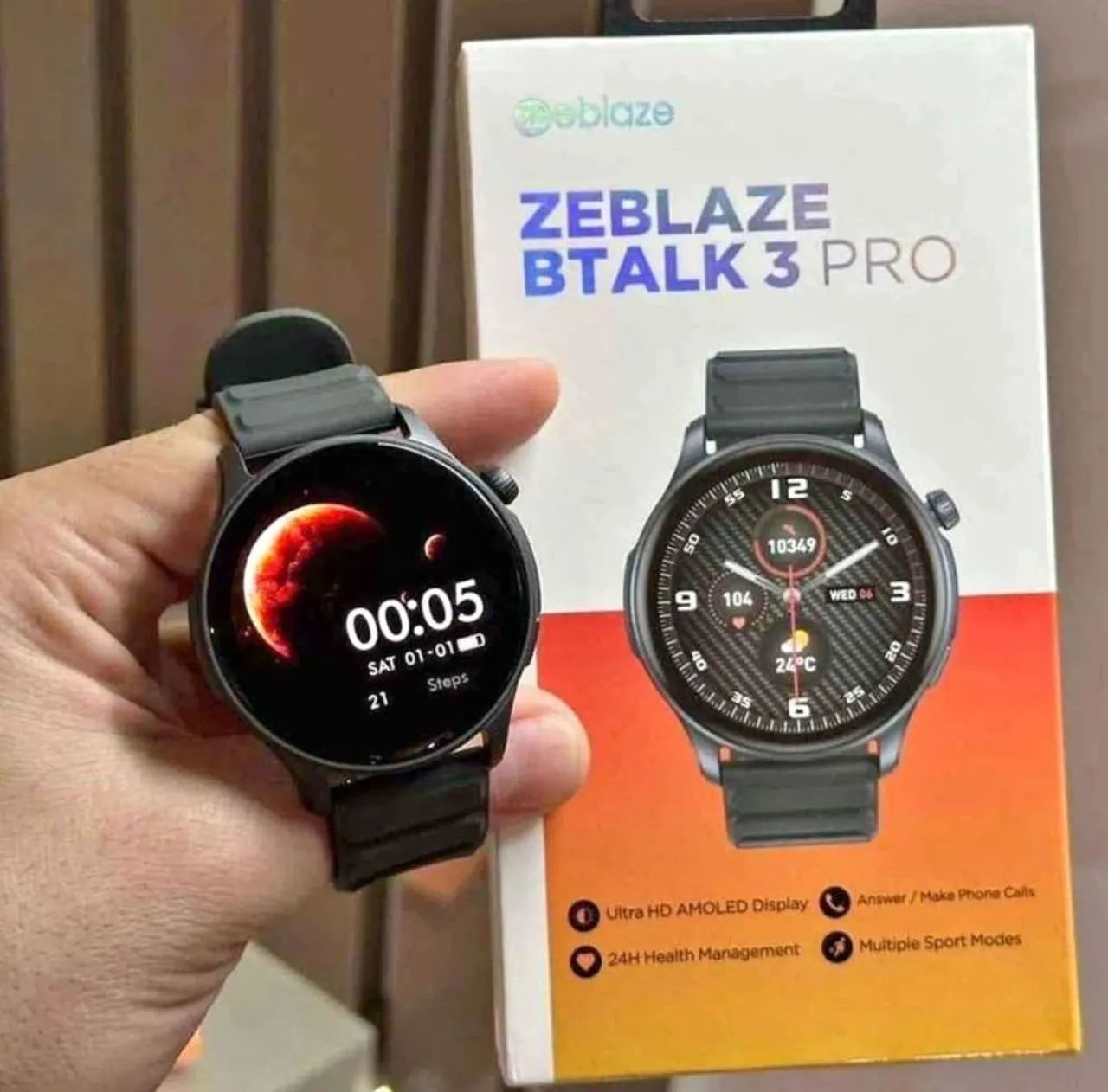 Relógio Inteligente Zeblaze Btalk 3 Pro - Novo - Foto 2