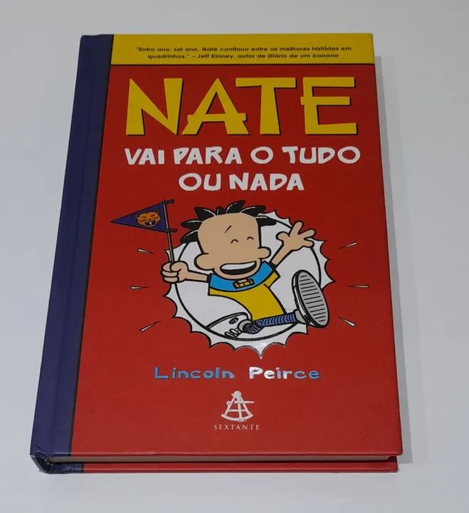Livro NATE ( vai para o tudo ou nada) de Lincoln Pierce.