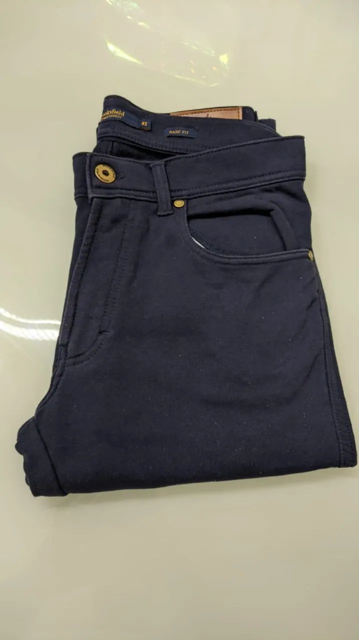 Calça de Sarja Brooksfield (42) - Foto 2