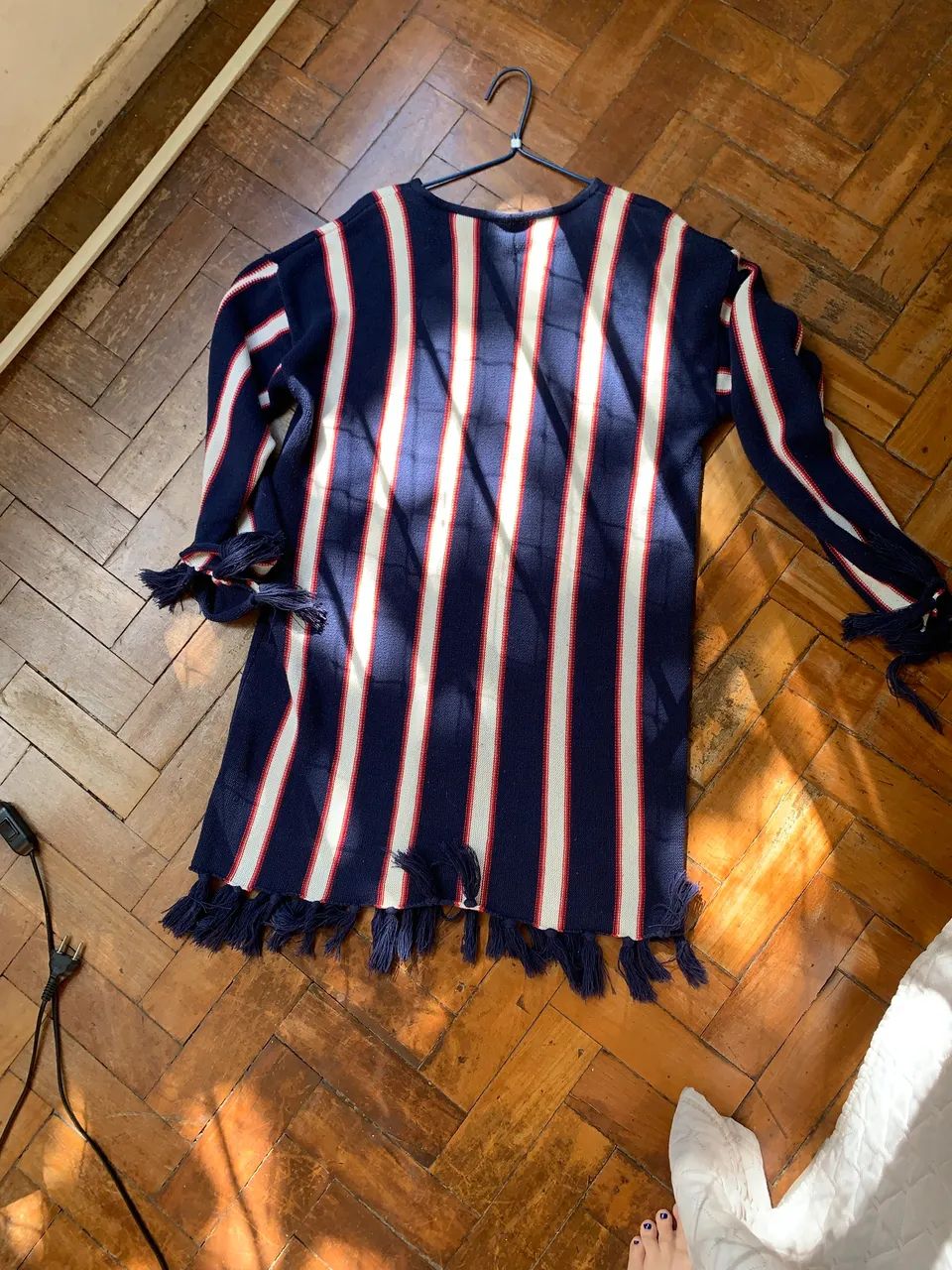 vestido listrado 