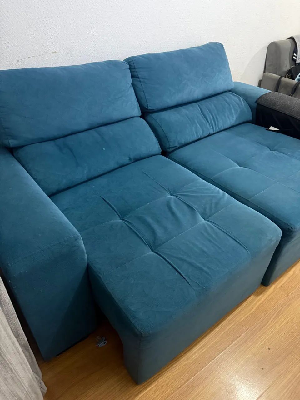 Sofá retratil Azul - Conforto e Estilo! - Foto 4