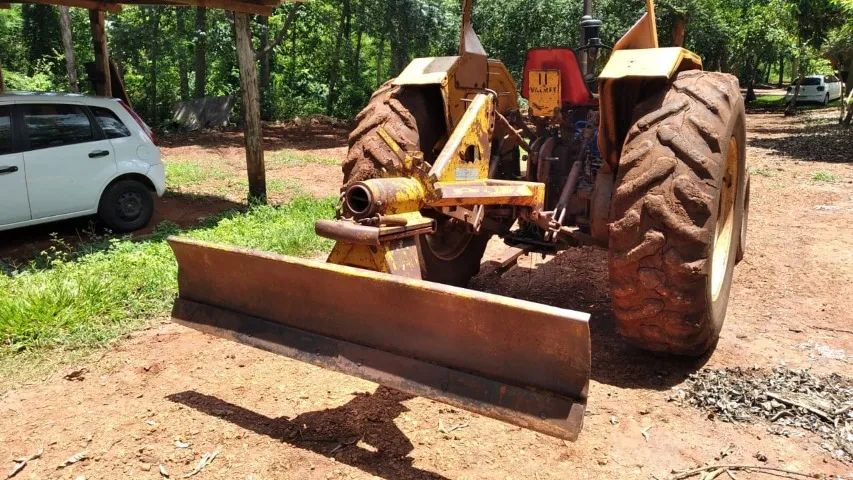 Lâmina hidráulica traseira trator - Foto 5