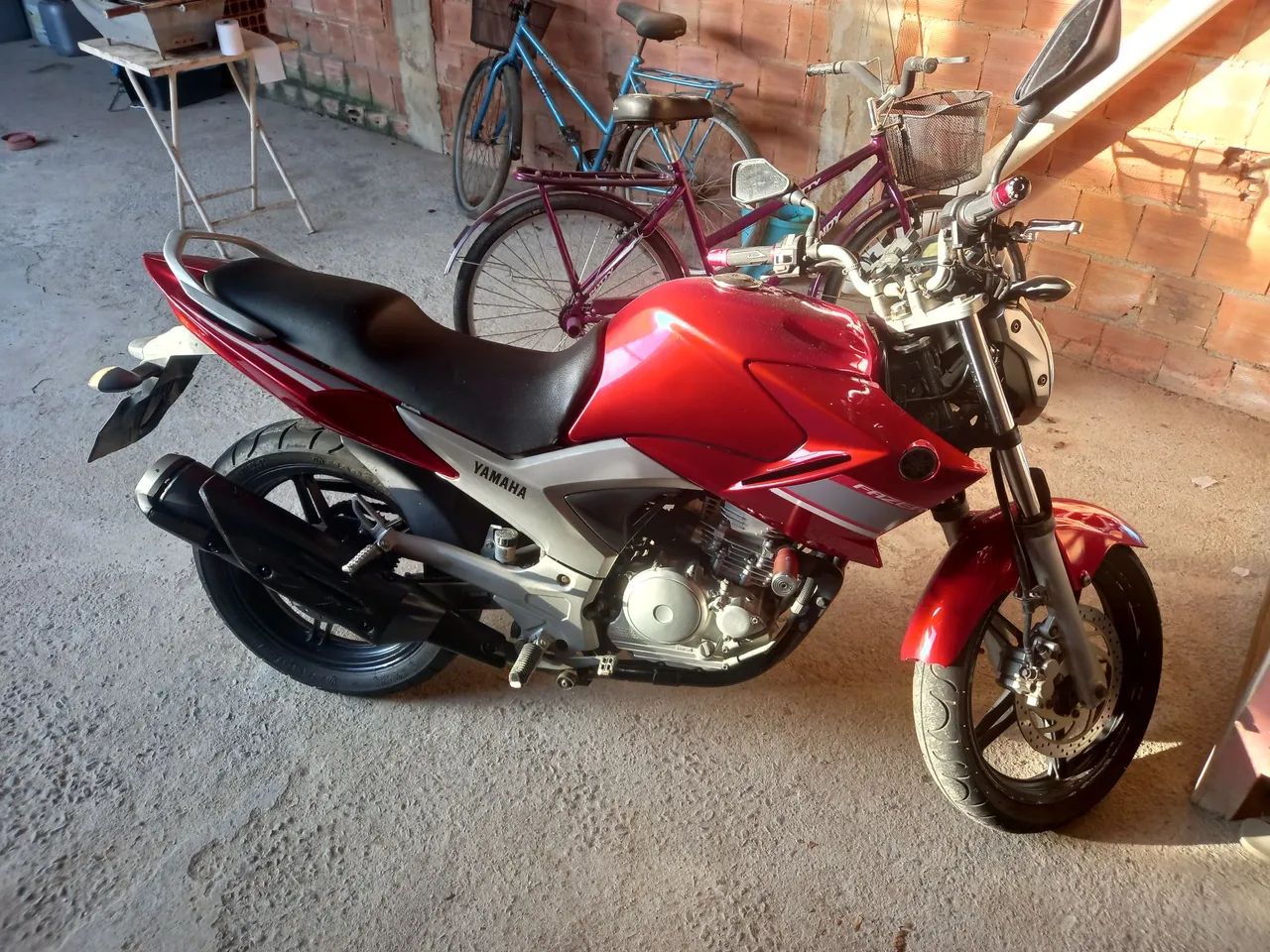 Yamaha Fazer 250 2013, troco por moto menor  150 ou 160
