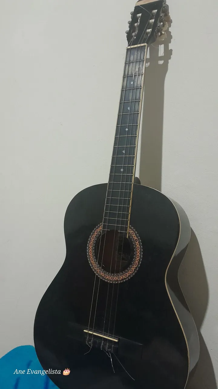 Violão Acústico Preto