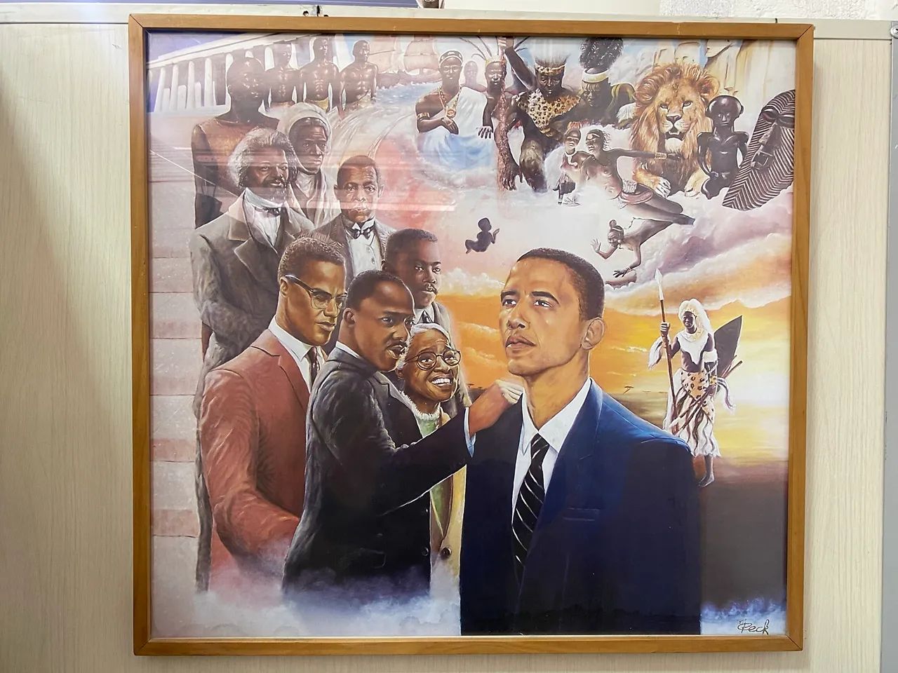 Lindo quadro, artista Peck