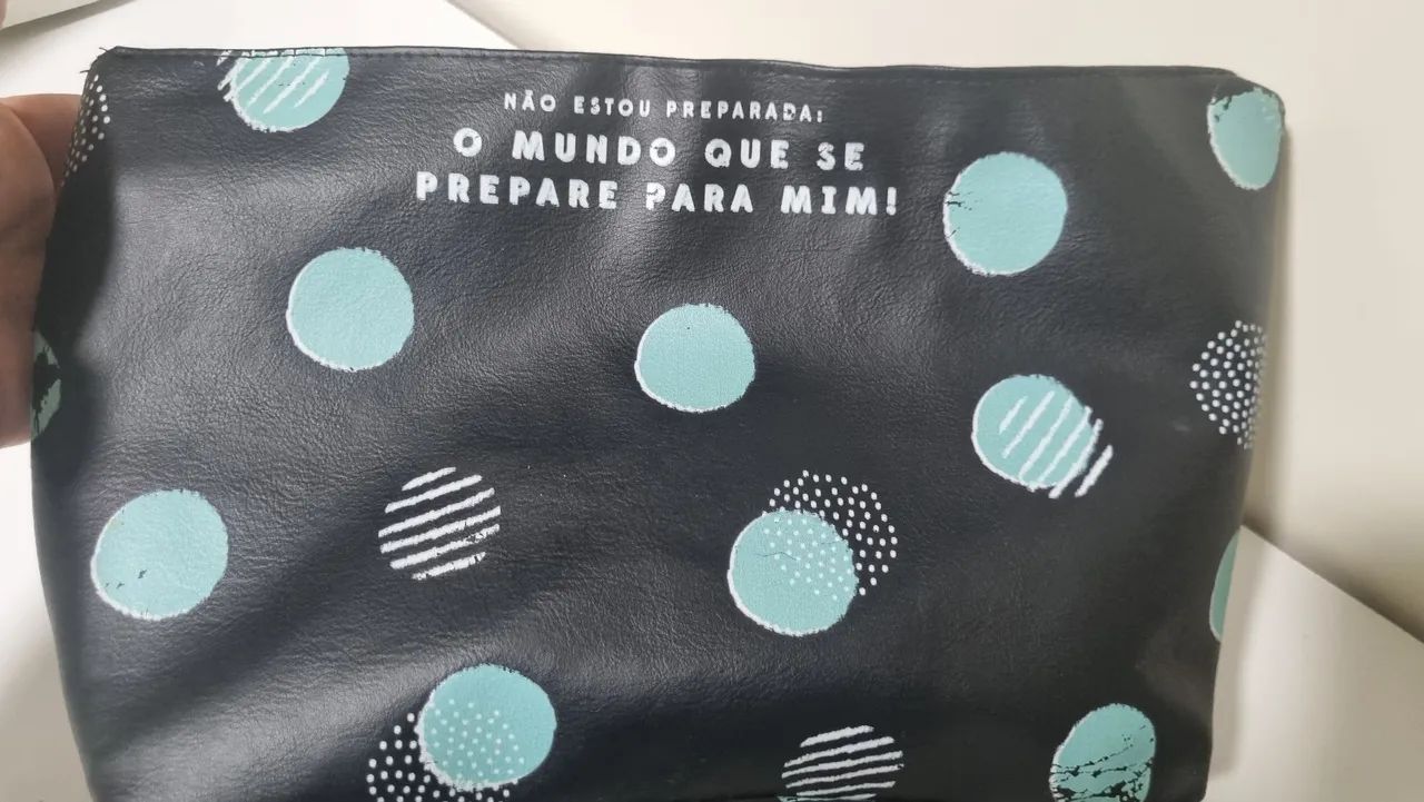 Necessaire grande 'não estou preparada, o mundo que se prepare para mim' - Foto 2