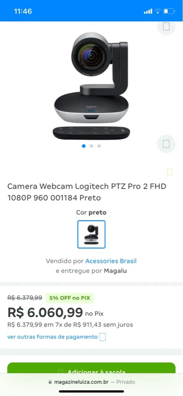 Filmadora HD 1080p com Zoom 10x - Foto 5
