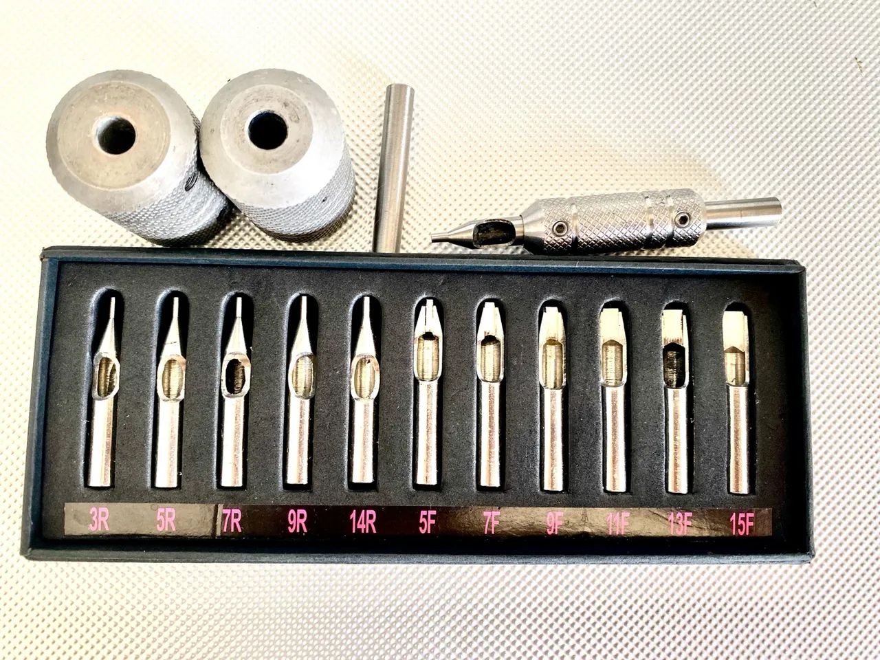 Kit biqueiras de aço inox TATTOO