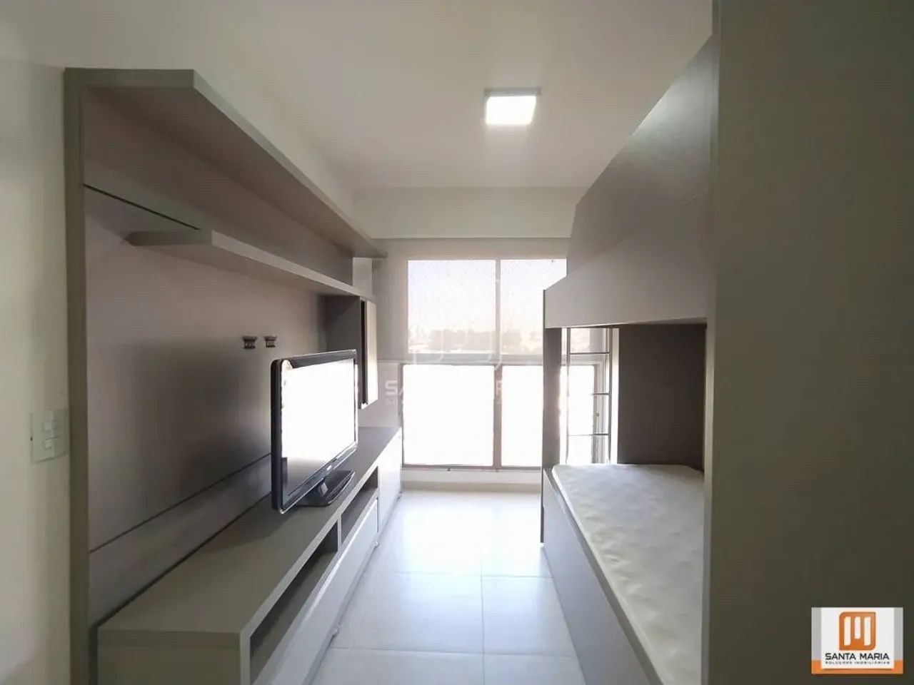 Apartamento (flat) 1 dormitórios, portaria 24hs, lazer, espaço gourmet, salão de festa, sa - Foto 7