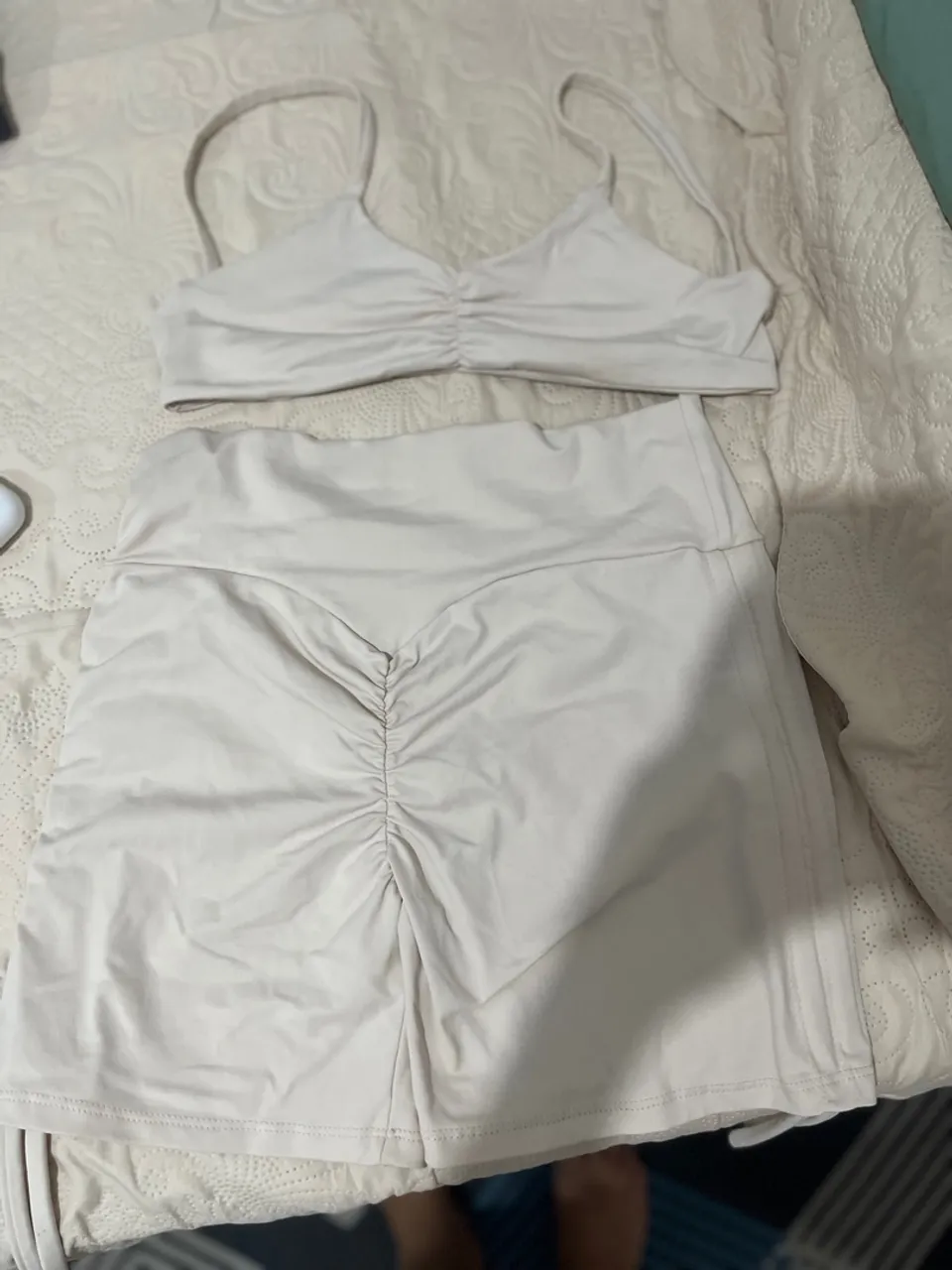 Conjunto Fitness Bege
