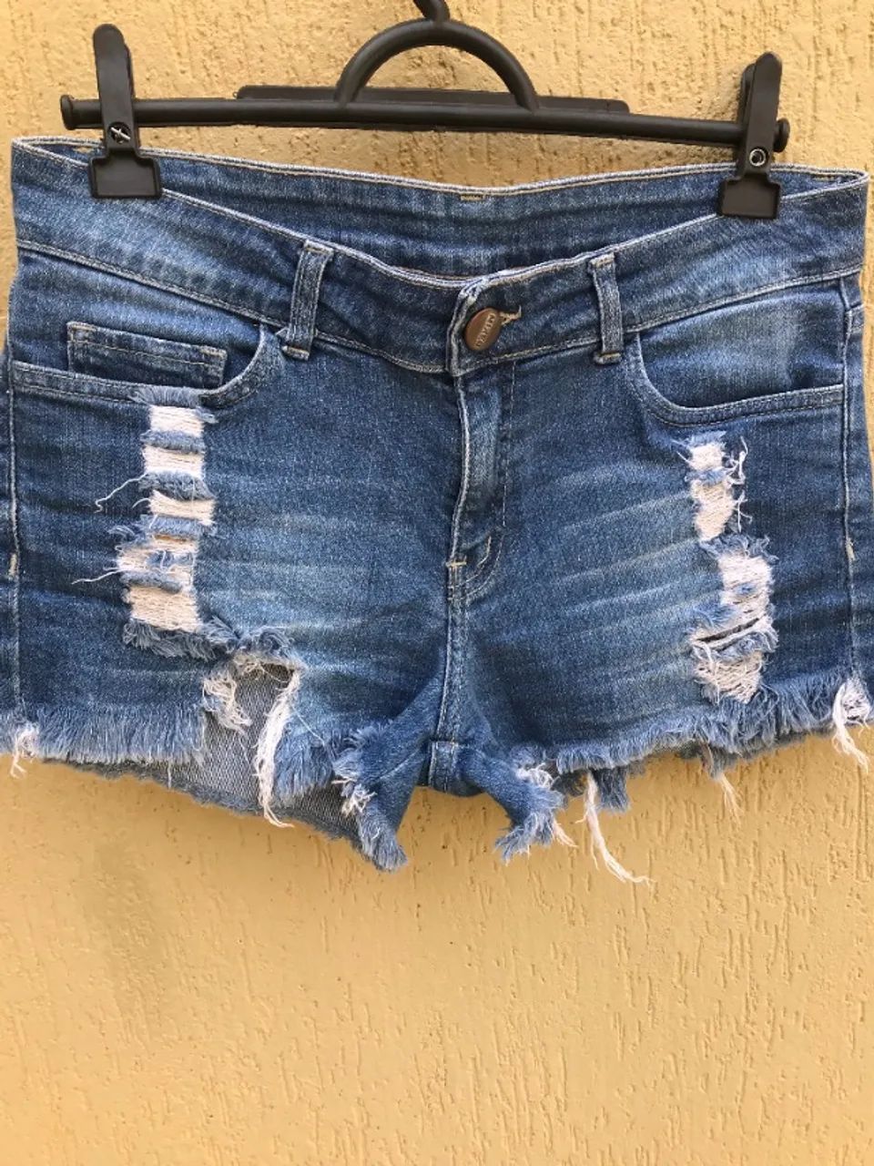 Short Jeans Em Destroyed Da Mixed