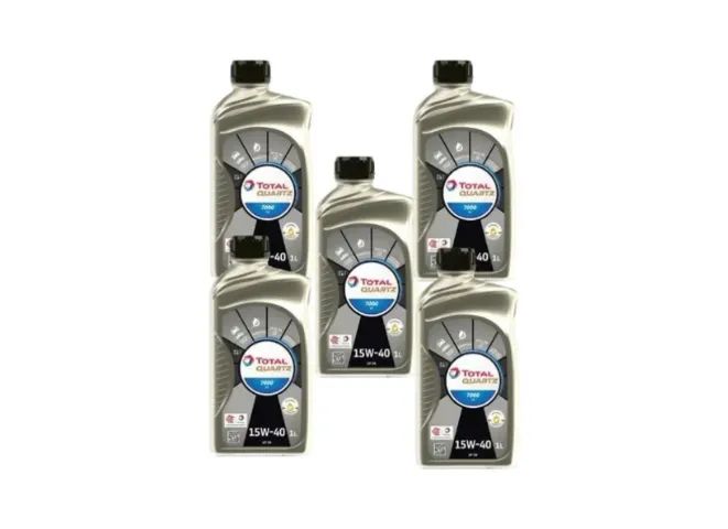 5 Litros Oleo 15w40 Total Quartz Semissintetico