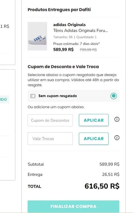 Tênis Adidas Forum 84 Low - Branco com Azul - Tamanho 36 - Foto 5