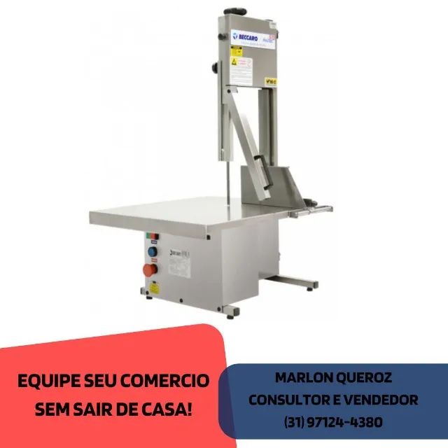 Serra Fita de Mesa Inox Beccaro Profissional