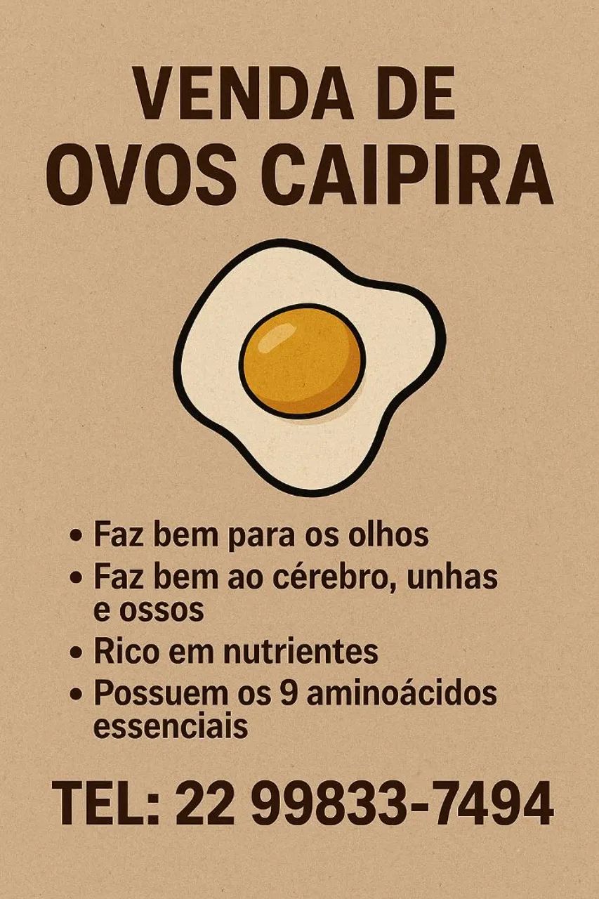 Ovos caipira 