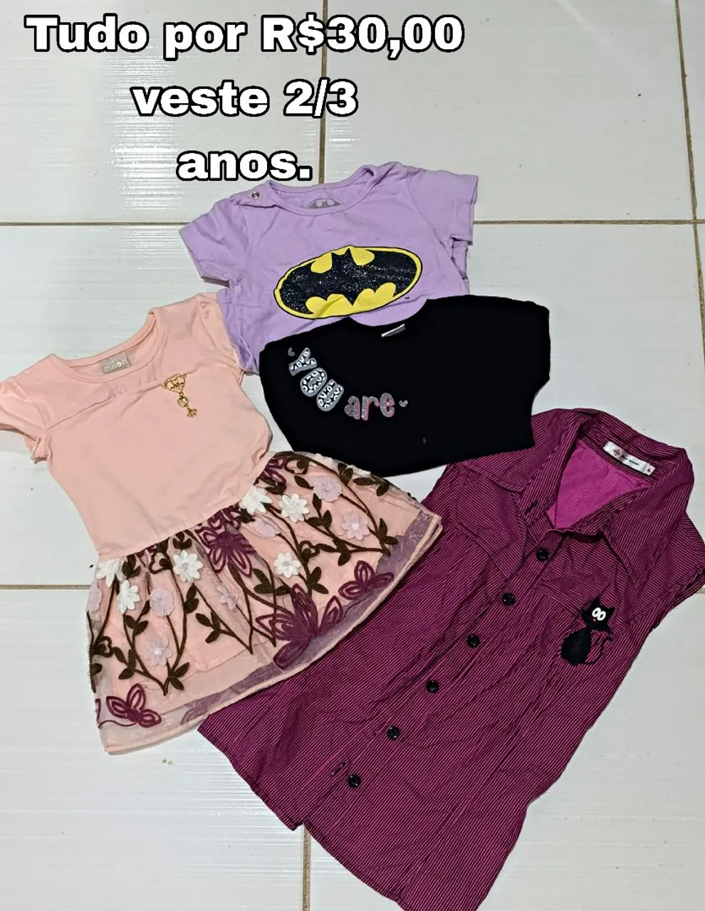 Roupas infantis menina
