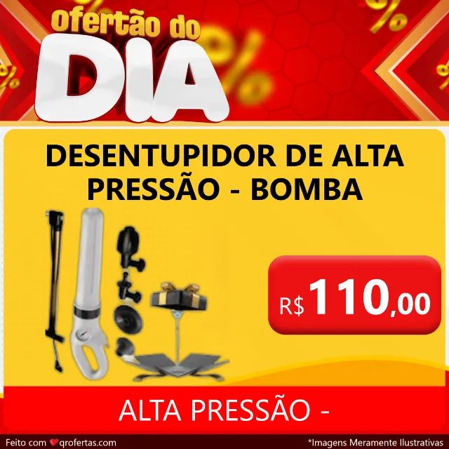 DESINTUPIDOR DE ALTA PRESSÃO PARA PIA, VASO SANITARIO, CANO - ATE 8 BAR DE PRESSÃO