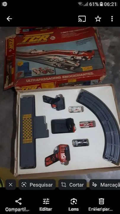 Jogo de corrida TCR antigo