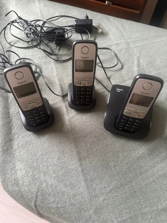3 Telefones Fixos Gigaset