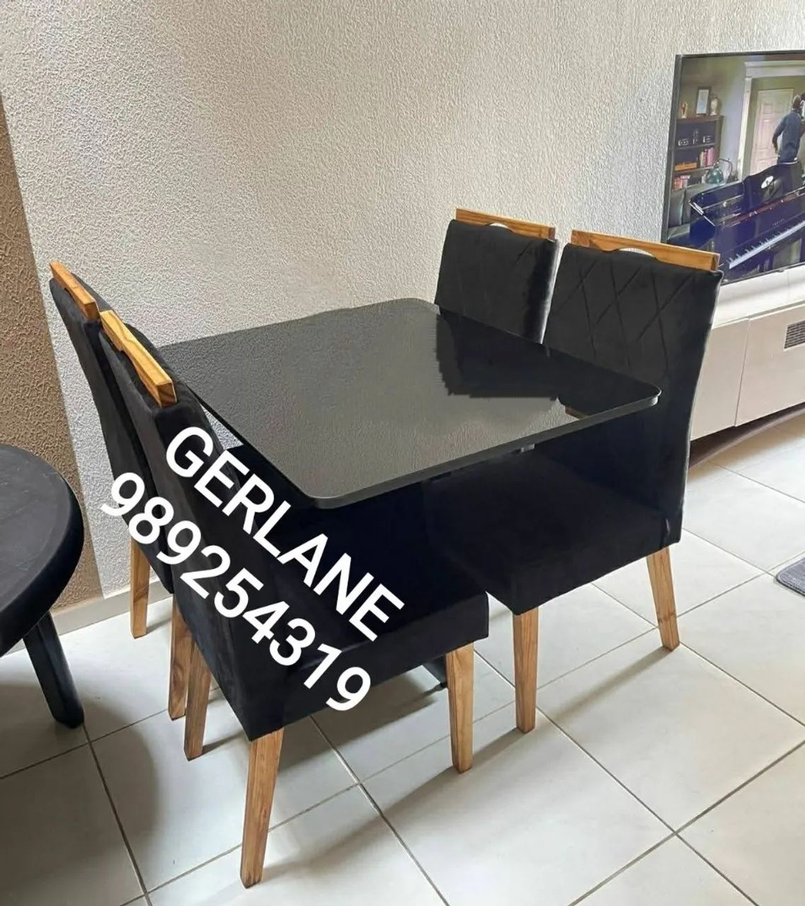 Mesa de Jantar com 4 Cadeiras - Elegância e Conforto - Foto 5