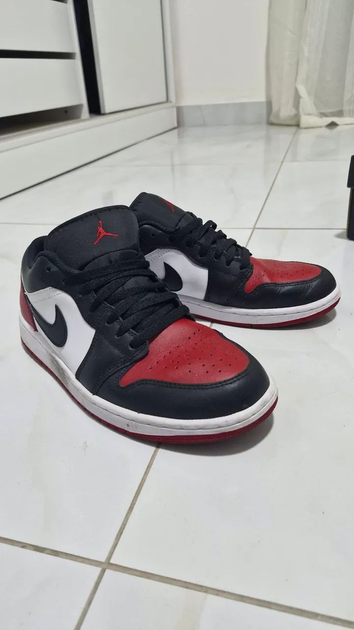 Air jordan low Bred Toe - Foto 4