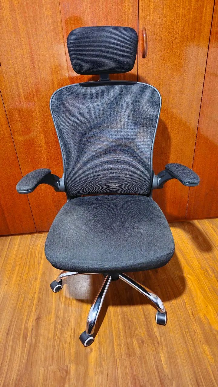 Cadeira de Escritório Ergonômica Giratória com Encosto de Malha - Foto 2
