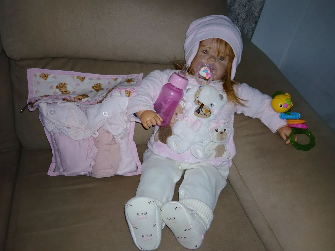 Boneca tipo riborny 62 cm