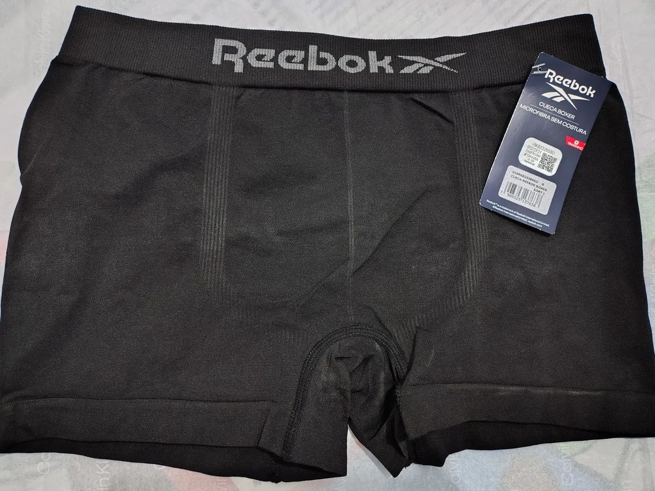 Cueca Boxer Reebok Preto Tamanho G - Foto 5
