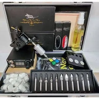 Kit Completo de Tattoo Profissional - semi novo parecido com esse da foto
