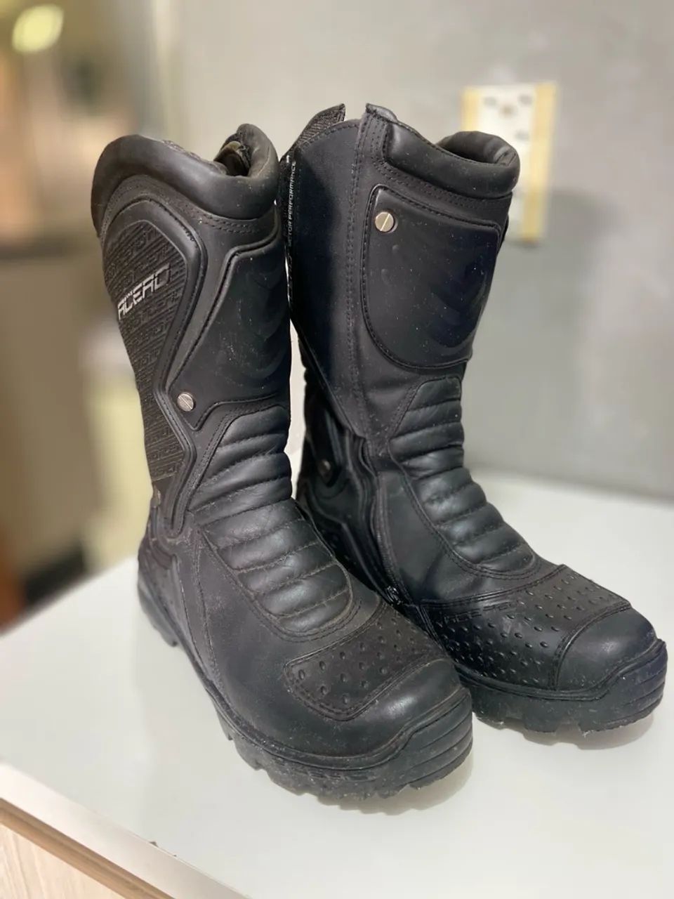 Bota motociclista Acero