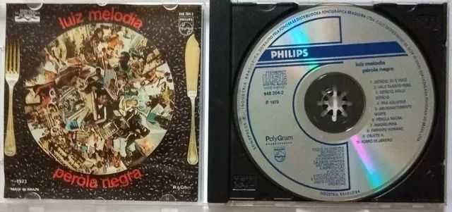 Raridade-CD-Luiz Melodia-Pérola Negra-(1973) - Em ótimo estado de conservação - Foto 2