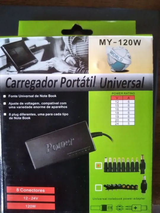 Carregador Universal para Notebook - MY-120W - Foto 4