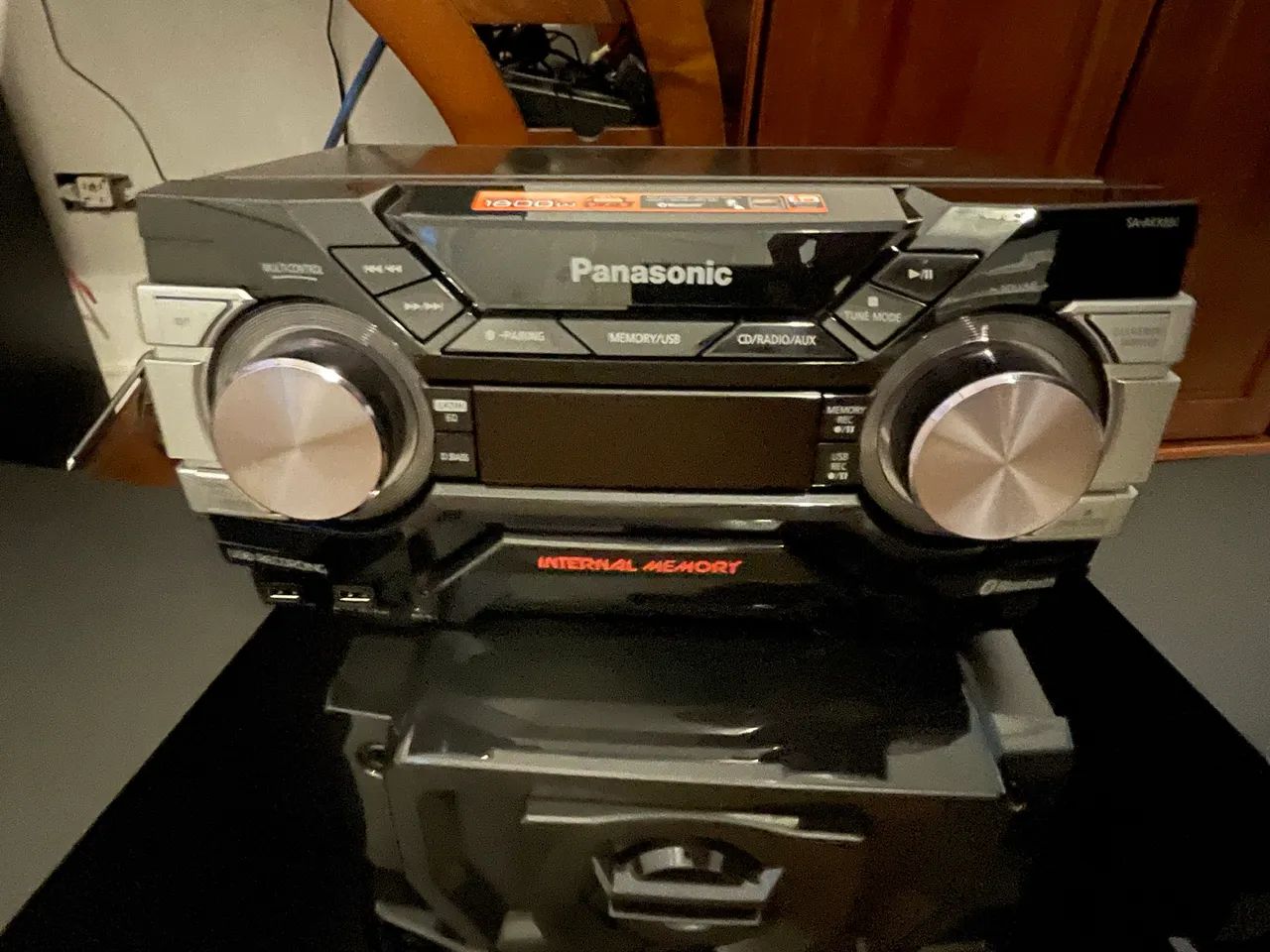 Mini system Panasonic AKX880 1800 watts com subwoofer - Foto 5